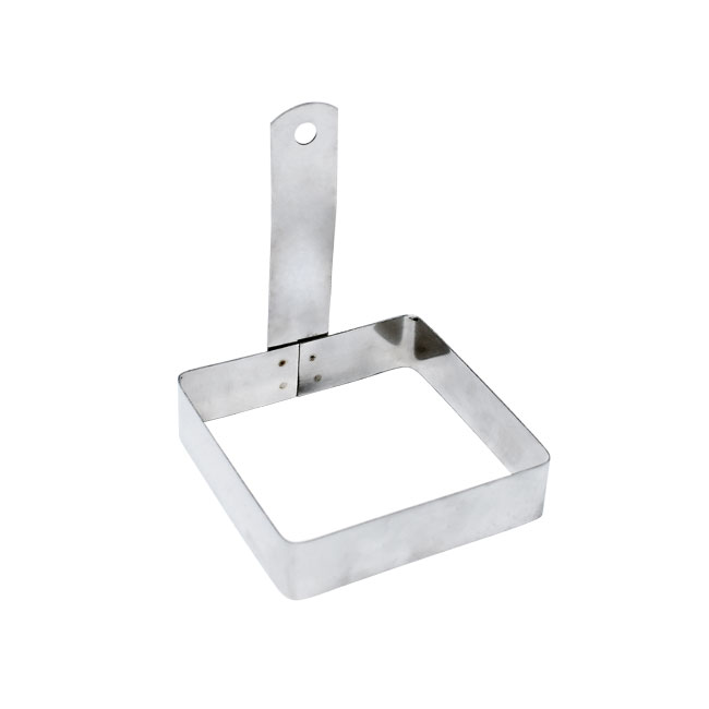 4-inch Stainless Steel Square Egg Ring