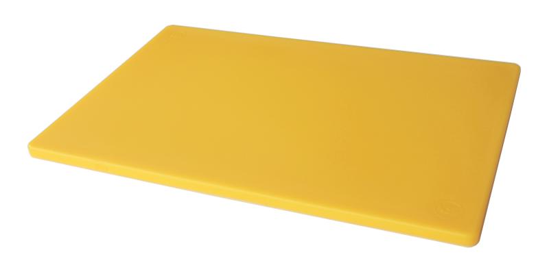 15″ x 20″ x 1/2″ Polyethylene Yellow Rigid Cutting Board