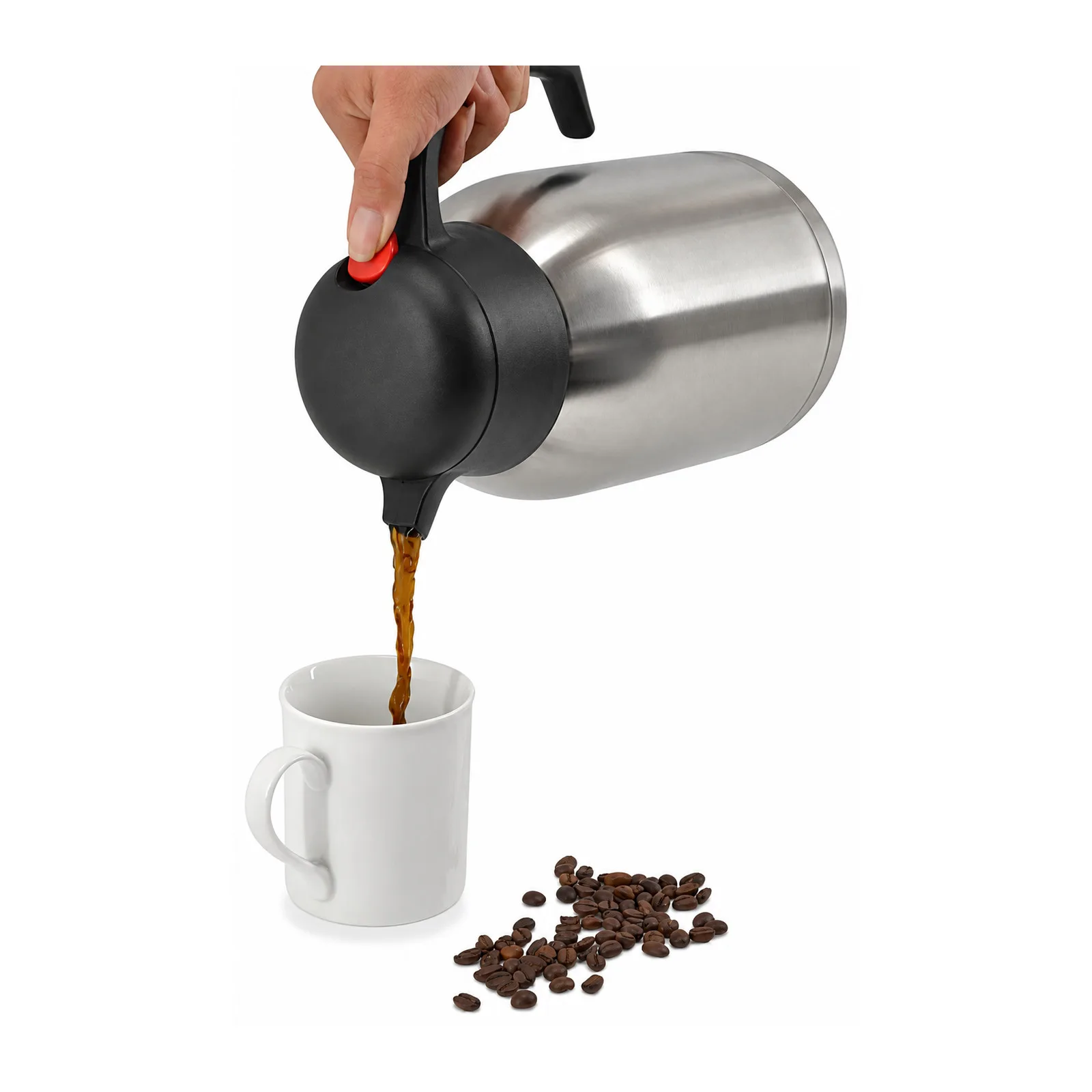 51 oz (1.5 L) Double-Wall Insulated Stainless Steel Thermal Coffee Carafe