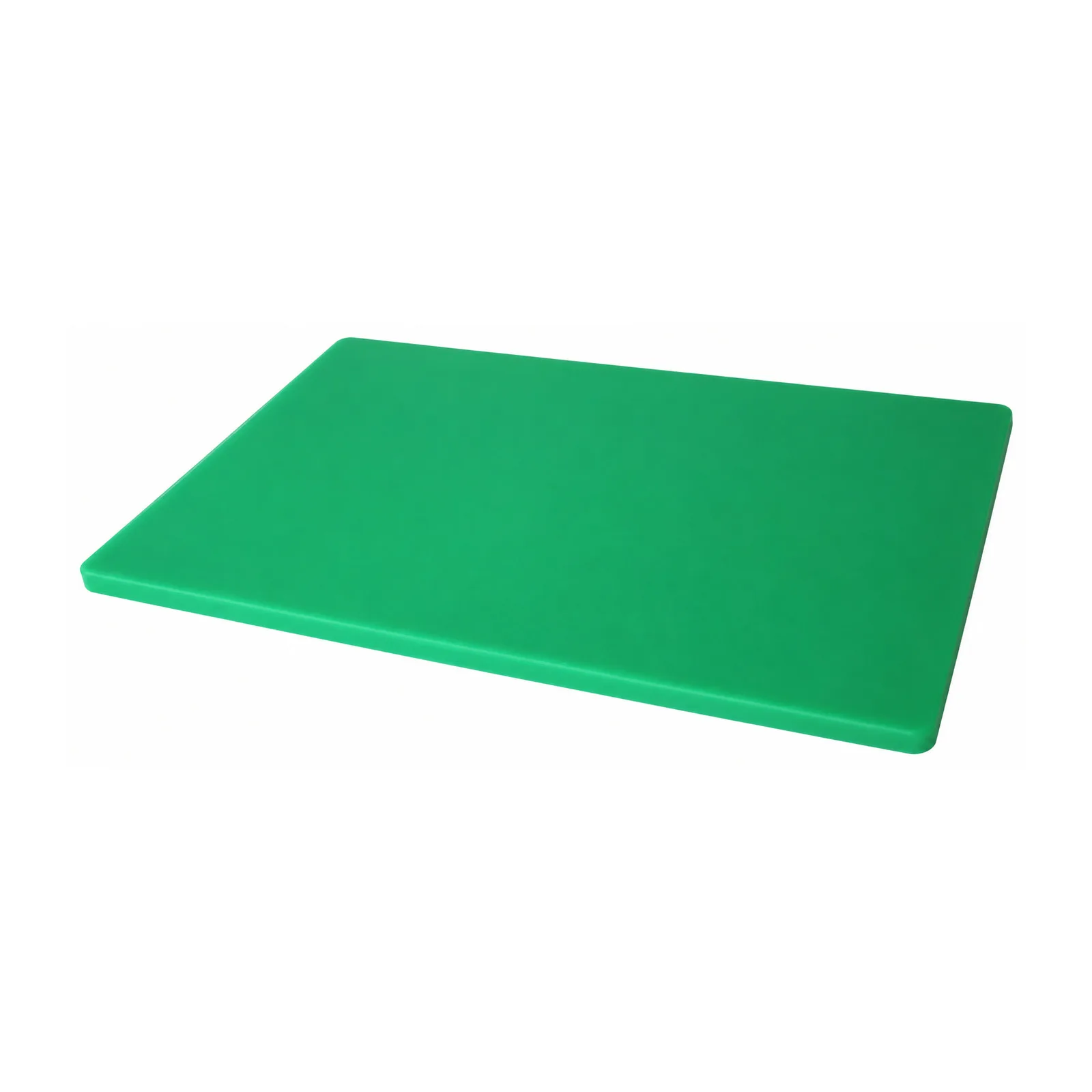 18″ x 24″ x 1/2″ Polyethylene Green Rigid Cutting Board