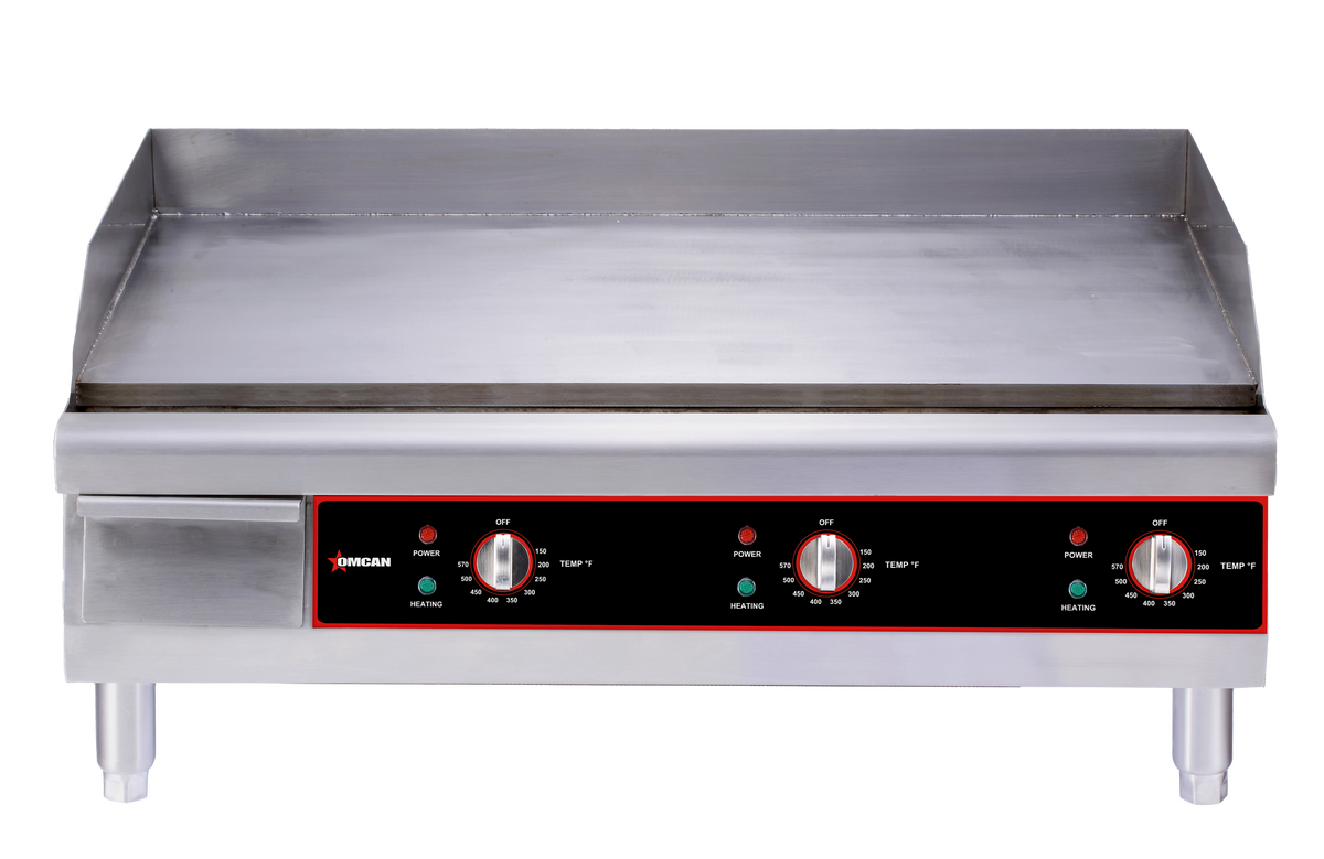 36" Countertop Stainless Steel Electric Griddle