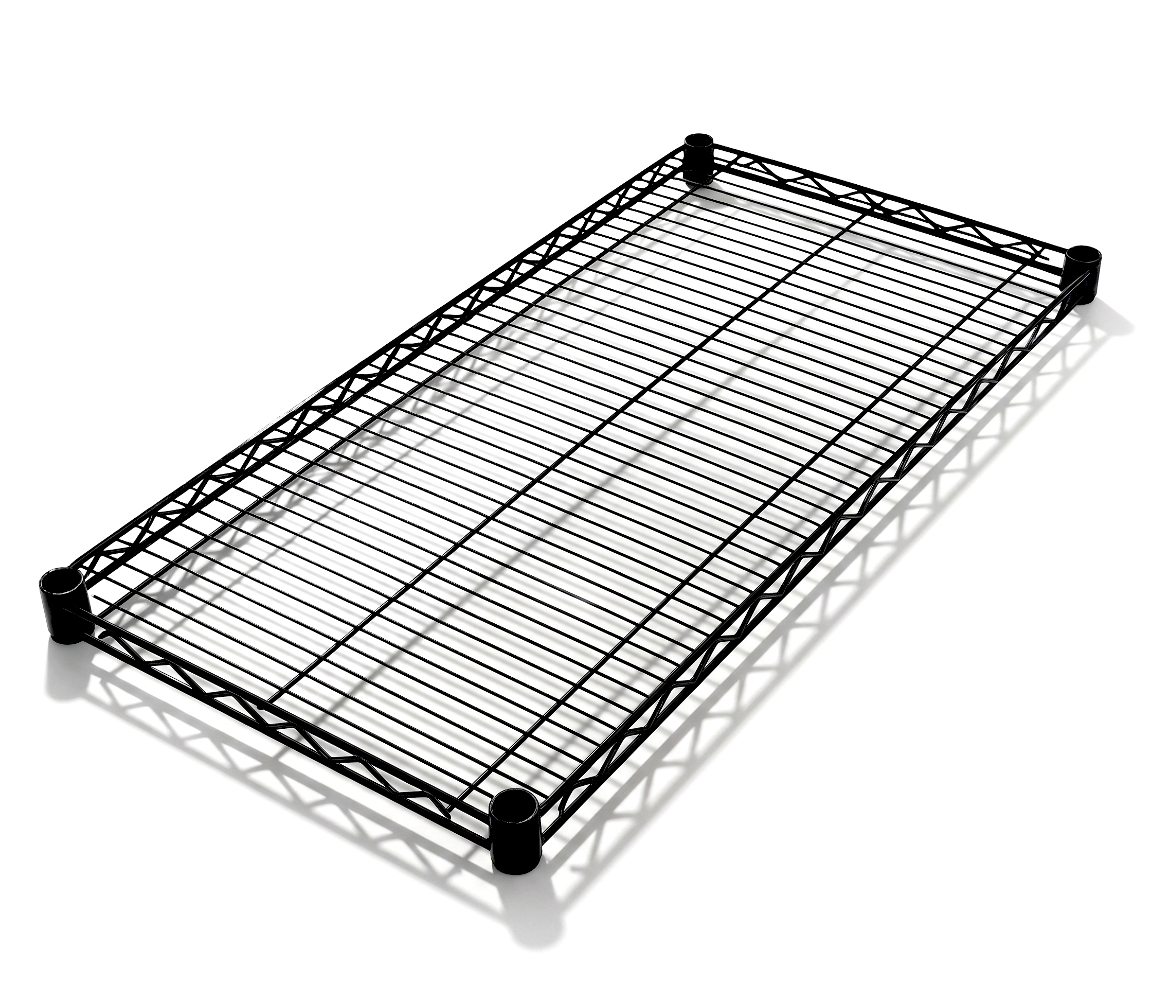 24″ D x 60″ W x 72″ H Black Epoxy Shelving Kit
