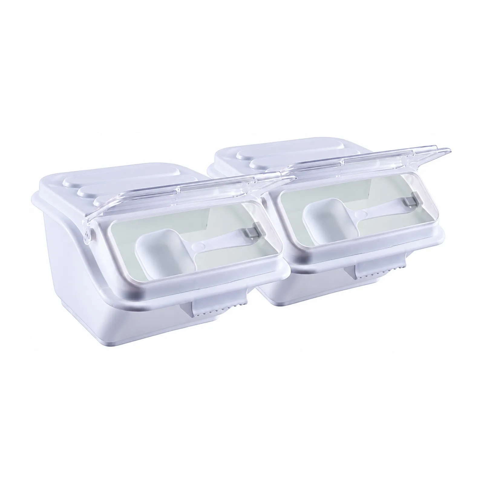 2.5 Gallon (10 L) Shelf Ingredient Bin with Scoop – Set of 2