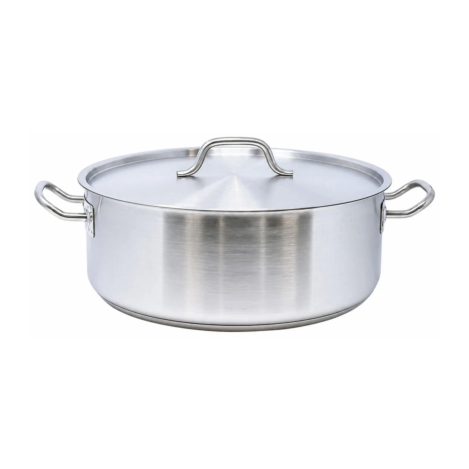 15 qt Stainless Steel Brazier with Lid