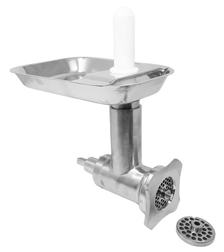 #12 Stainless Steel Grinder Head Complete Attachment for Mixers – Fit #12 Drive Hubs