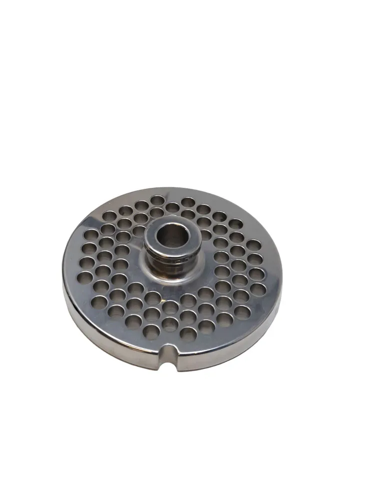 European Style #22 stainless steel plate with hub, 6 mm (1/4″) – one notch / round