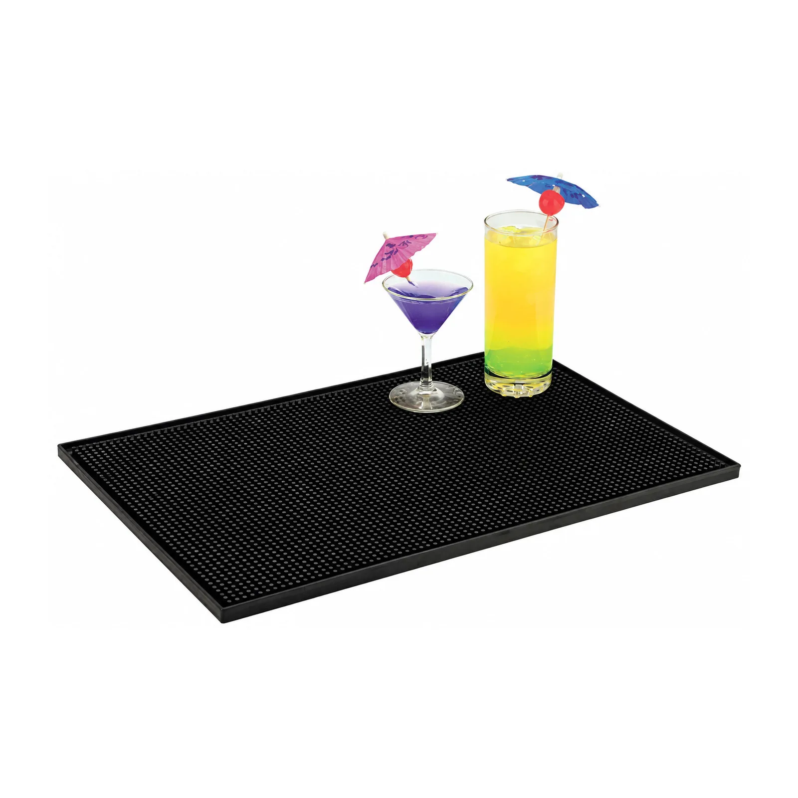 18″ x 12″ Black Bar Service Mat