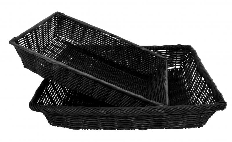 19.5″ x 15.5″ x 4″ Black Deli Basket