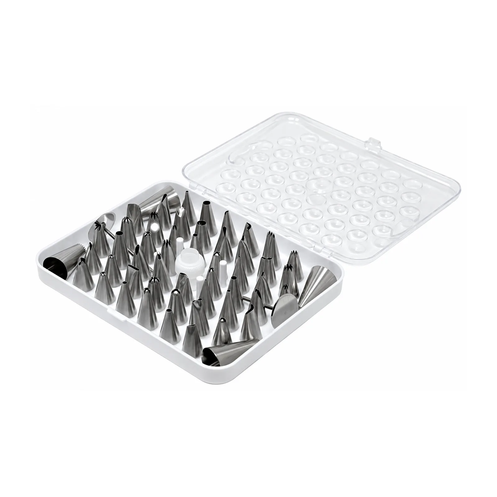 52 Piece Seamless Stainless Steel Cake Decorating Set