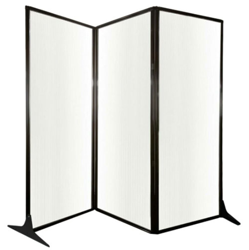Quick-Wall (Folding) Portable Partition W 8″ 4″ X H 6″™8″ Clear Polycarbonate