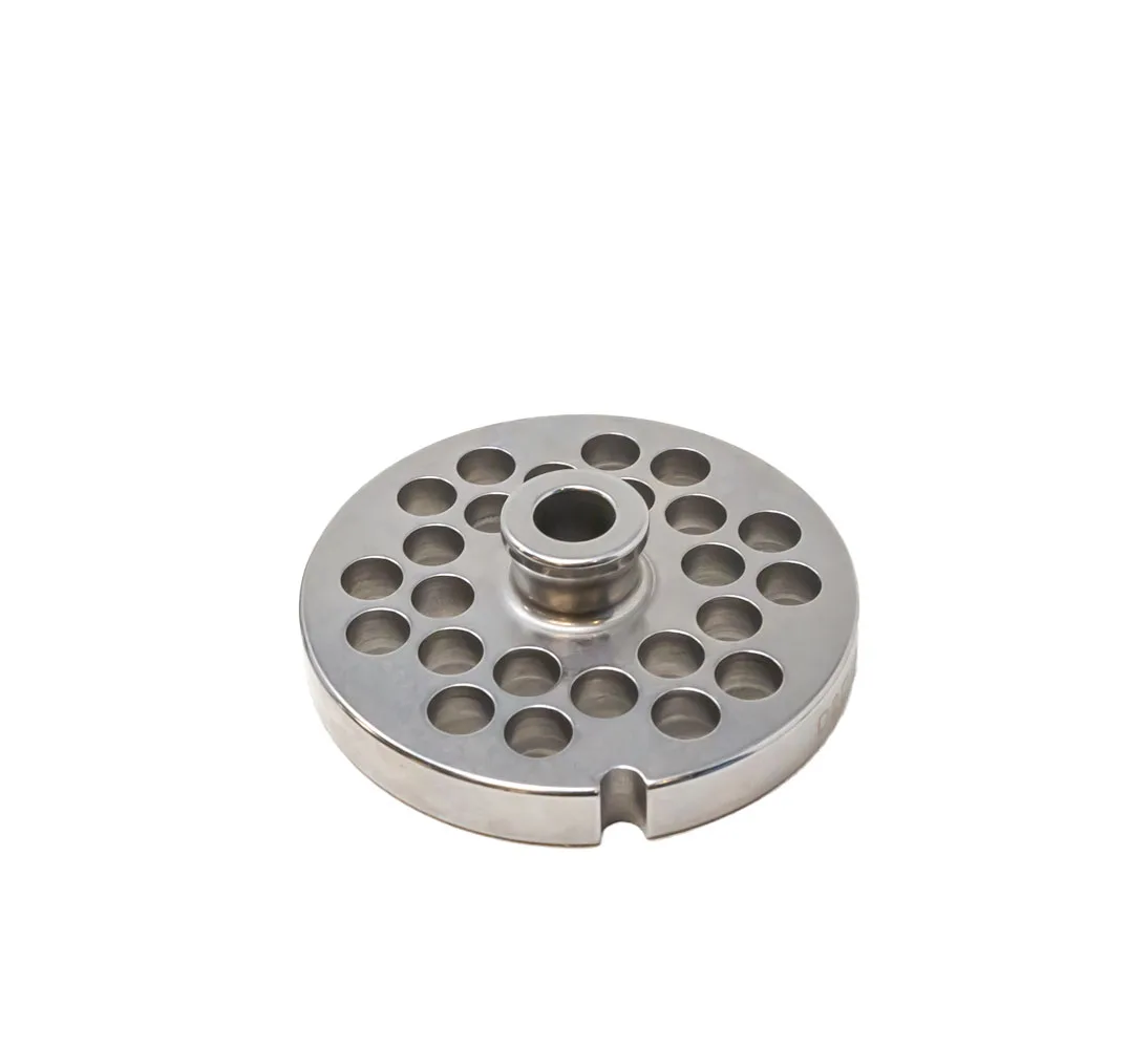 Stainless Steel #22 machine plate with hub 9.5 mm (3/8″) – one notch / round