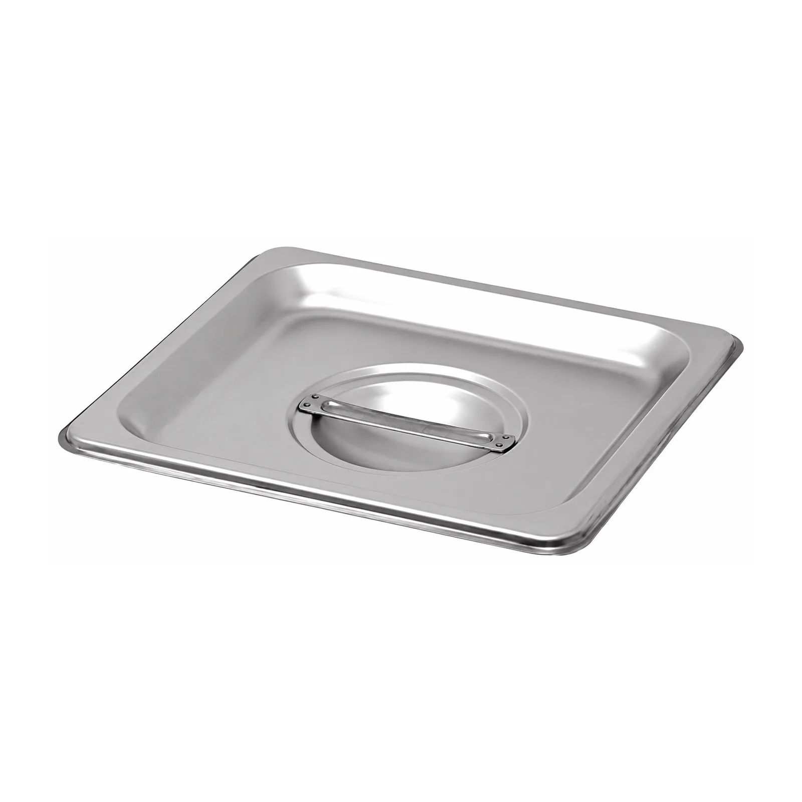 1/6-Size Solid Stainless Steel Steam Table Pan Cover
