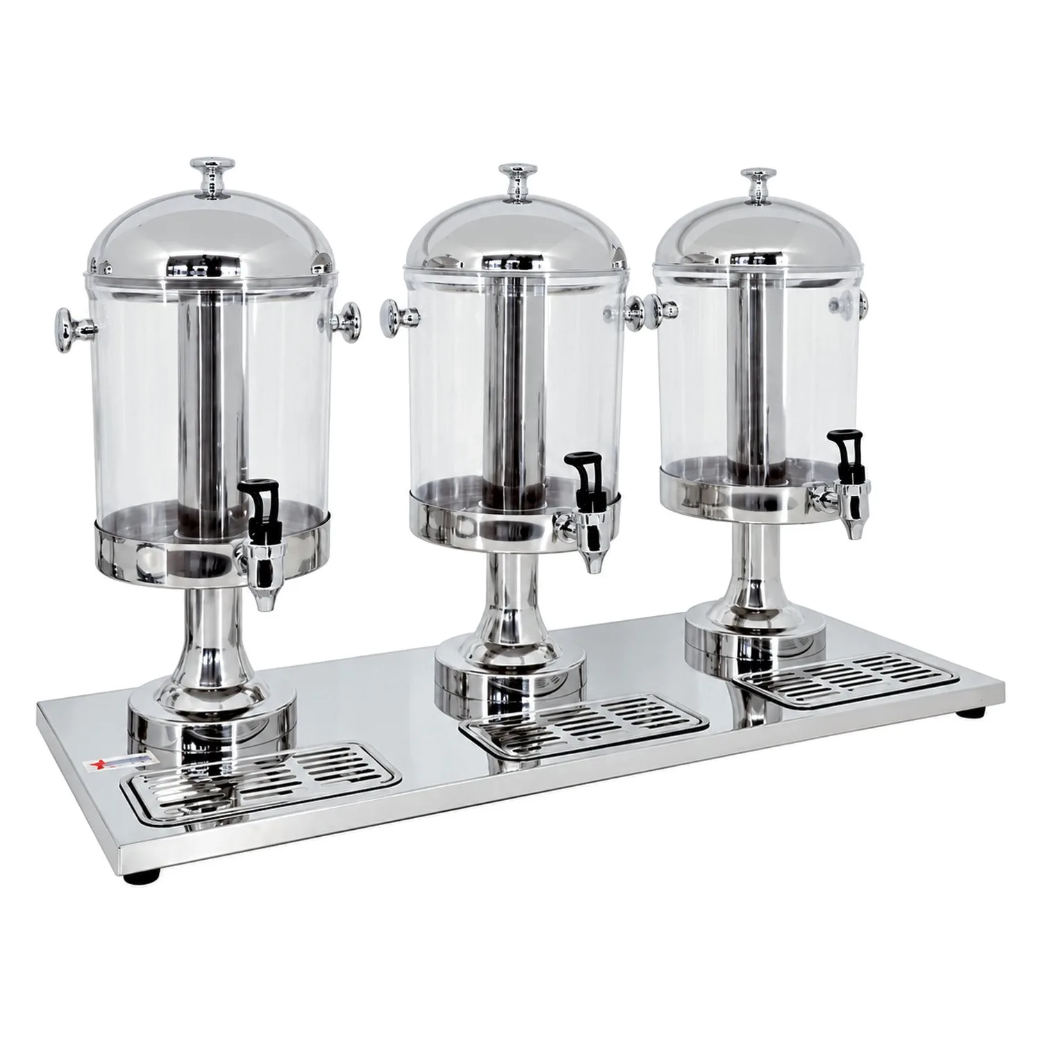 3 x 8 qt Triple Ice-Cooled Juice Dispenser