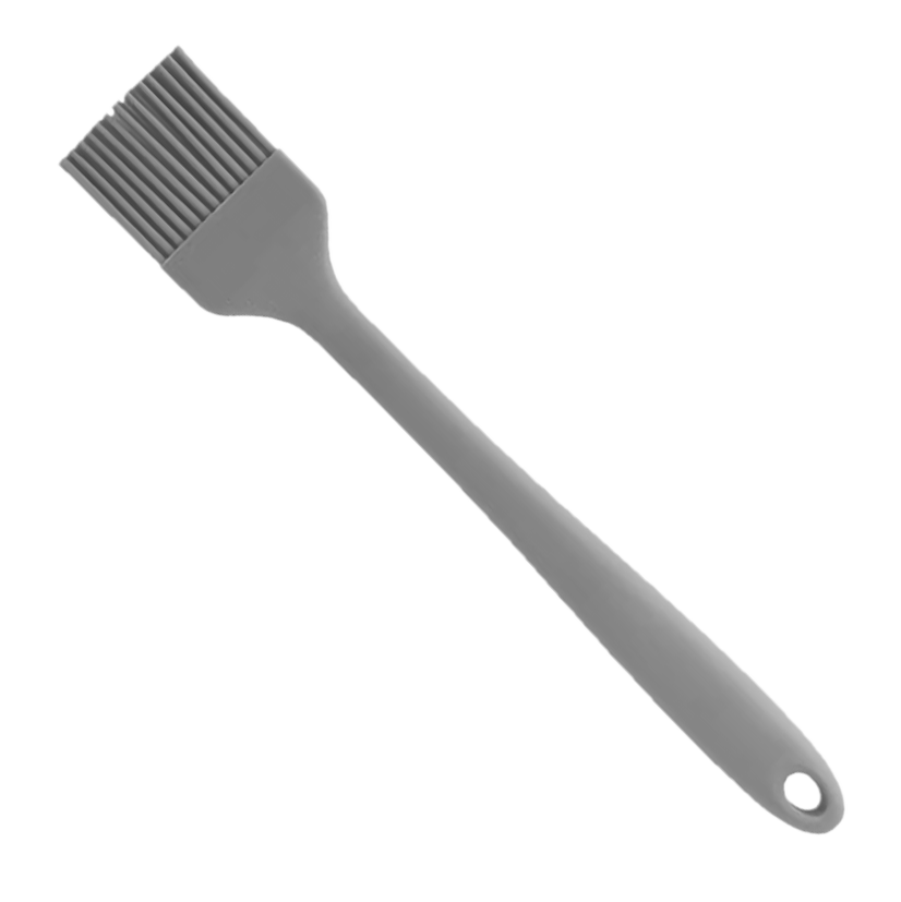 10” x 1 3/4” Silicone Pastry Basting Brush BPA Free – Grey