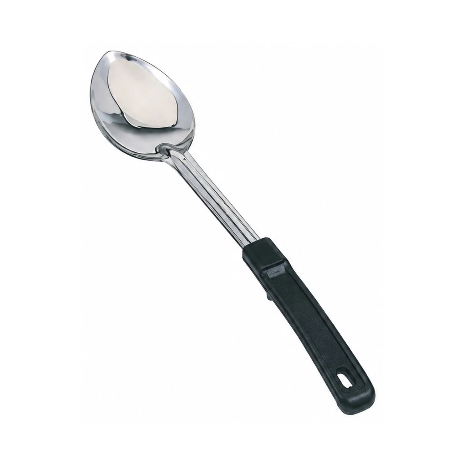 11″ Stainless Steel Solid Basting Spoon with Stop-Hook Handle