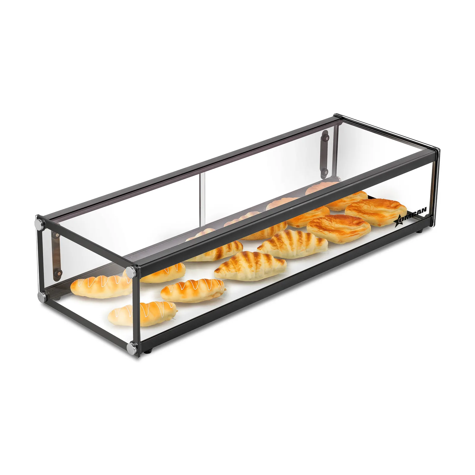 36″ Countertop Food Display Case with Square Front Glass and 48 L capacity