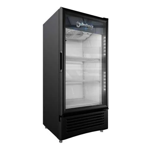 Imbera 25″ One (1) Glass Door Refrigerator, 9 cu. ft. (255 L), Black