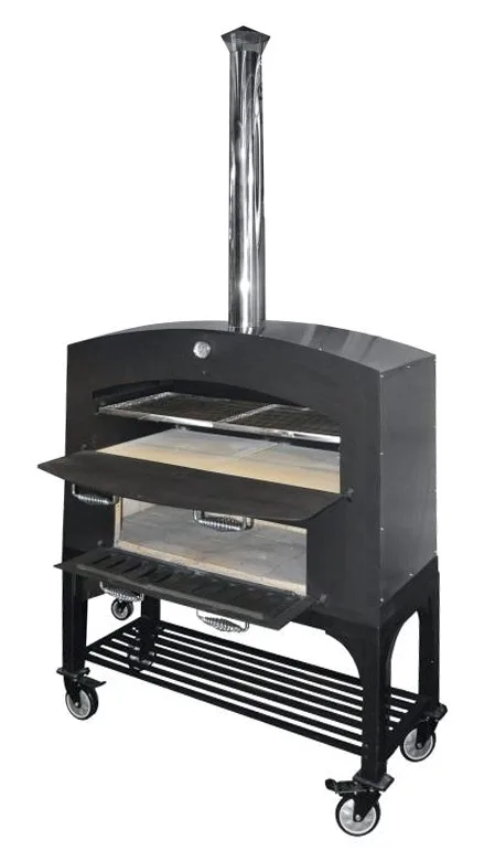 46″ Outdoor Wood Burning Oven with Stainless Steel Oven Shelf