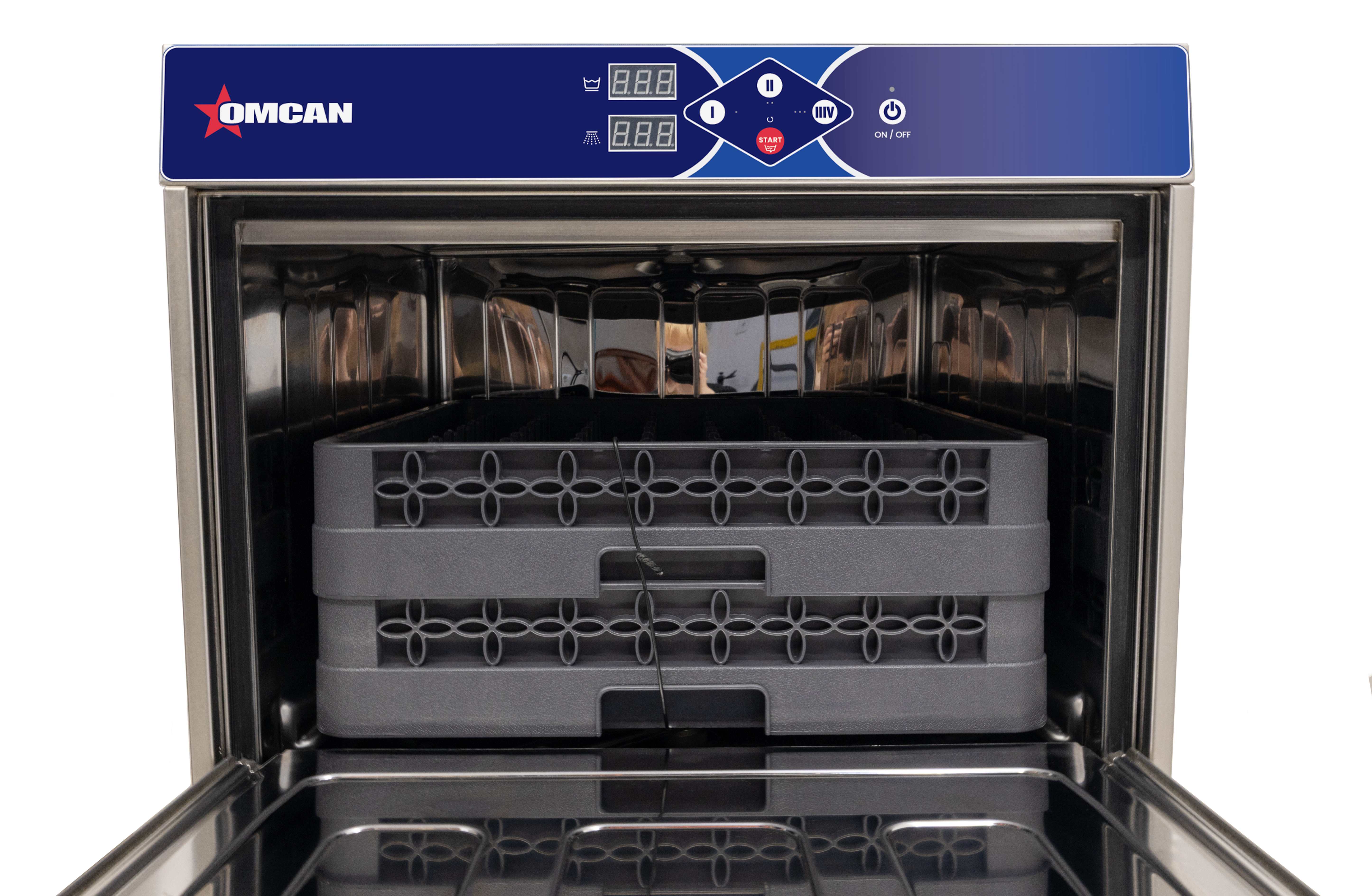Omcan Essential Series Undercounter High Temperature Dishwasher with Digital Control
