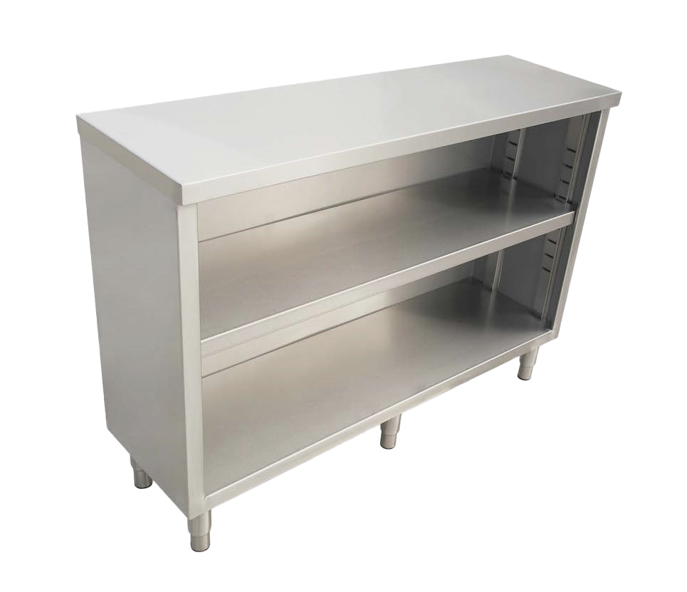 84″ x 15" x 36″ 18-Gauge Stainless Steel Dish Cabinet