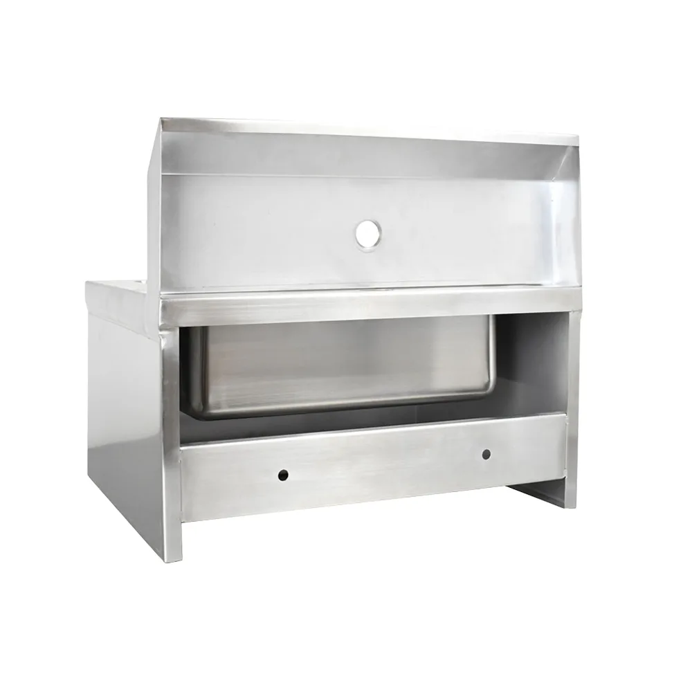 Fabricated Hand Sink with Knee Valve Assembly