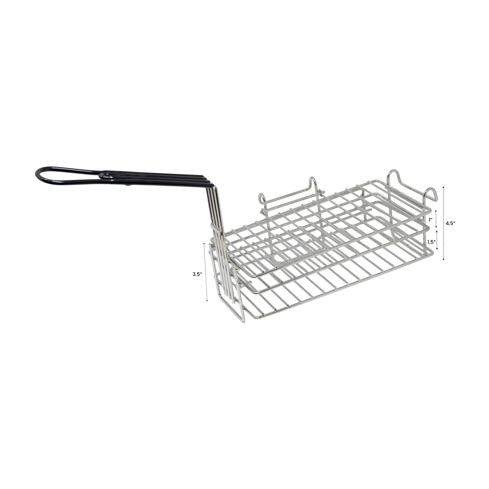 Nickel-Plated Steel Burrito Fryer Basket