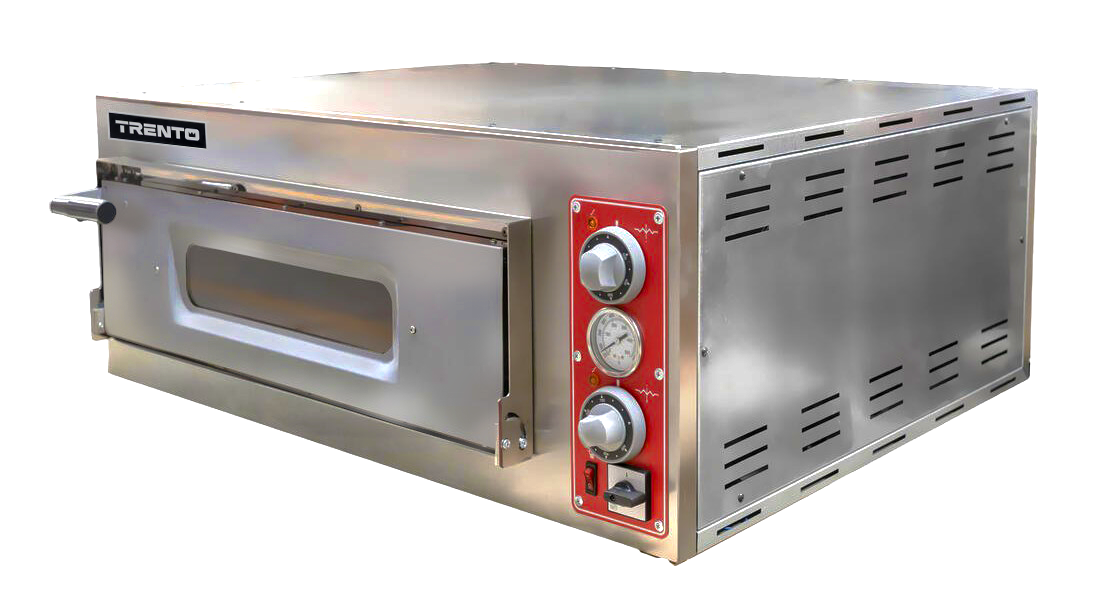 Trento Entry Max Series 39″ Single Chamber Pizza Oven with 27.6″ Chamber – 230 V, 3 Ph, 5.6 kW