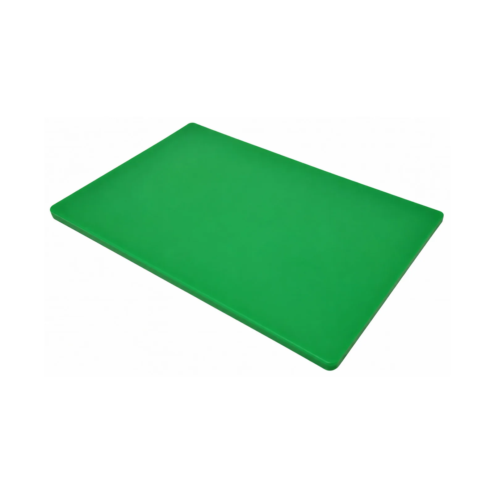 12″ x 18″ x 1/2″ Polyethylene Green Rigid Cutting Board