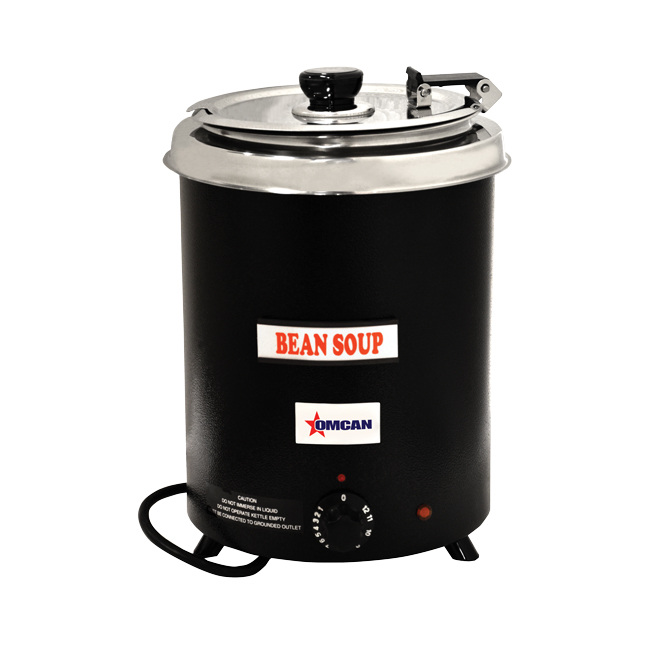 Black Soup Kettle with 6 QT capacity