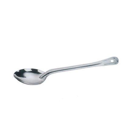 15" Heavy-Duty Stainless Steel Solid Basting Spoon