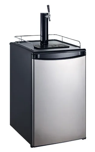 21" One (1) Door Kegerator / Draft Beer Dispenser Single Tower with 1 Tap, 26" Depth, 5.4 cu.ft. (152 L)