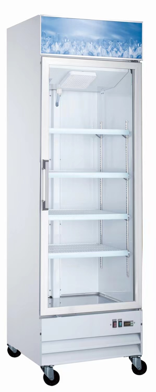 27” Freezer Single Glass Door White 13 Cu.ft / 368 L