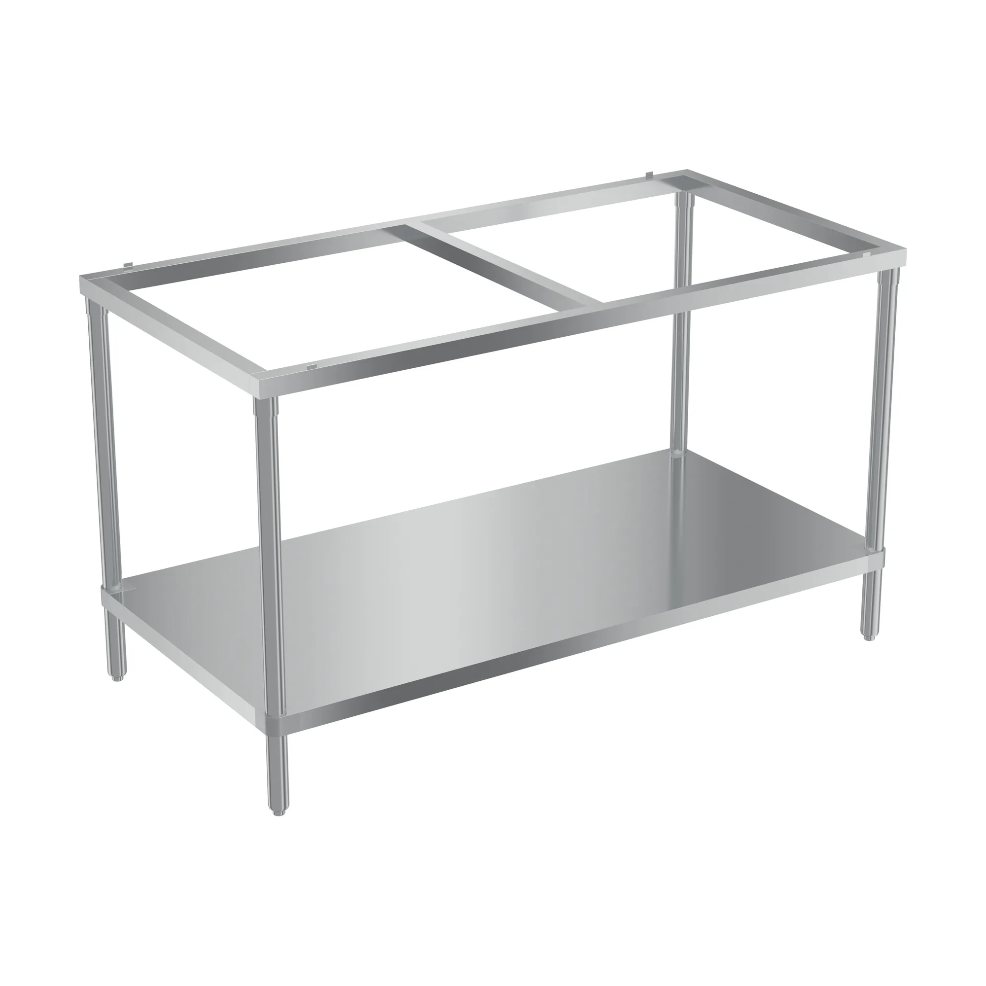 30″ x 60″ 18 Gauge 430 Solid Poly Top Table