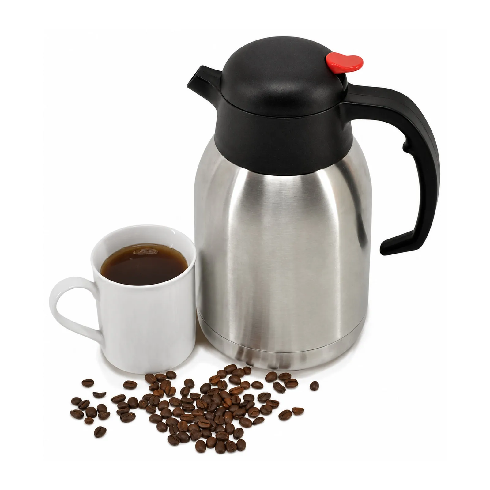 51 oz (1.5 L) Double-Wall Insulated Stainless Steel Thermal Coffee Carafe