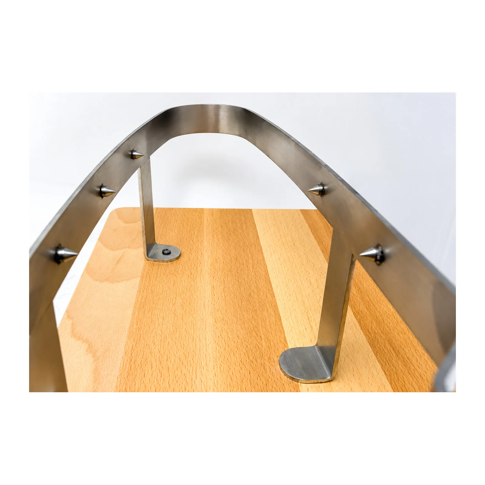 Prosciutto Holders with Wooden Base