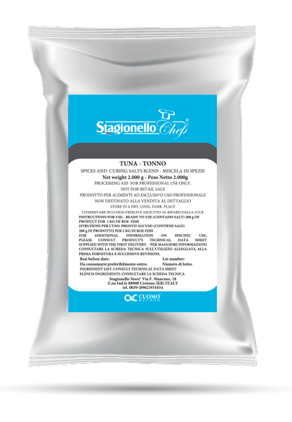 Stagionello Curing Salts and Spice Blend for Tuna Fish 2kg/Bag