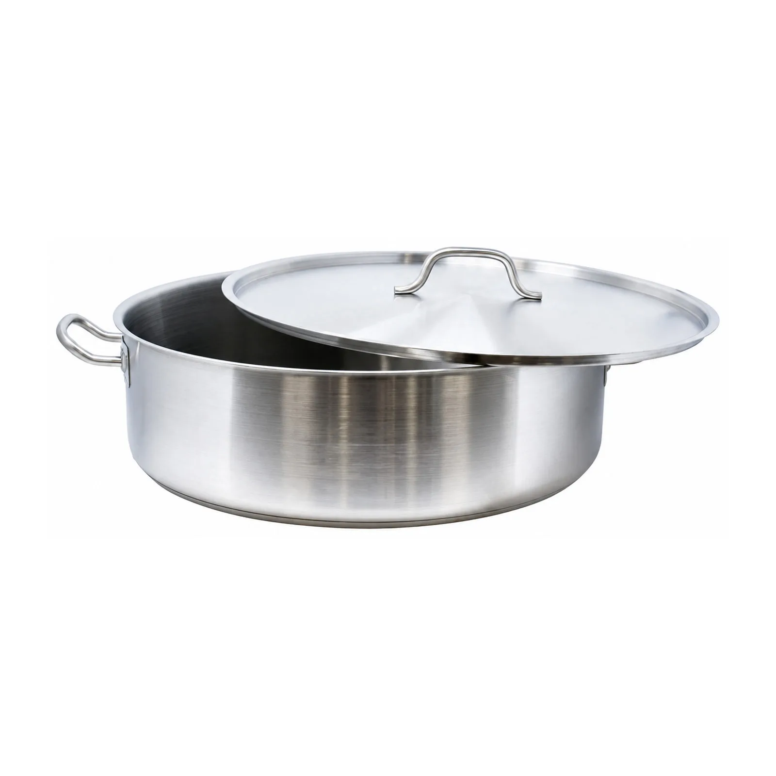 25 qt Stainless Steel Brazier with Lid