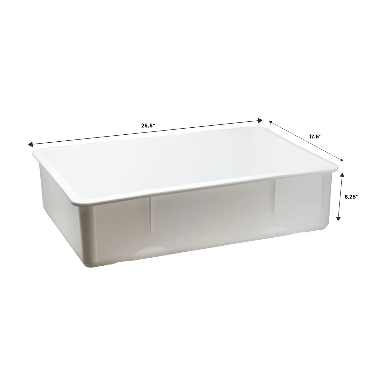 26″ x 18″ x 6″ Stackable Pizza Dough Proofing Box