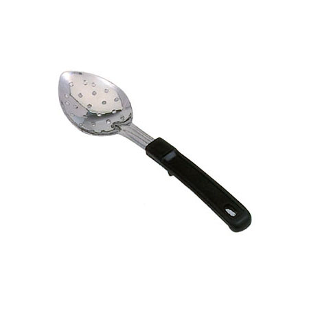 15-inch Stainless Steel Perforated Basting Spoon with Stop-Hook Handle