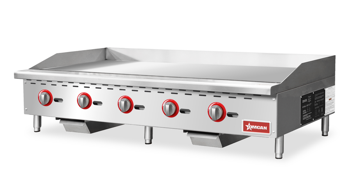 60″ Griddle Natural Gas / Propane with 5 Burners and Manual Control – 150,000 BTU