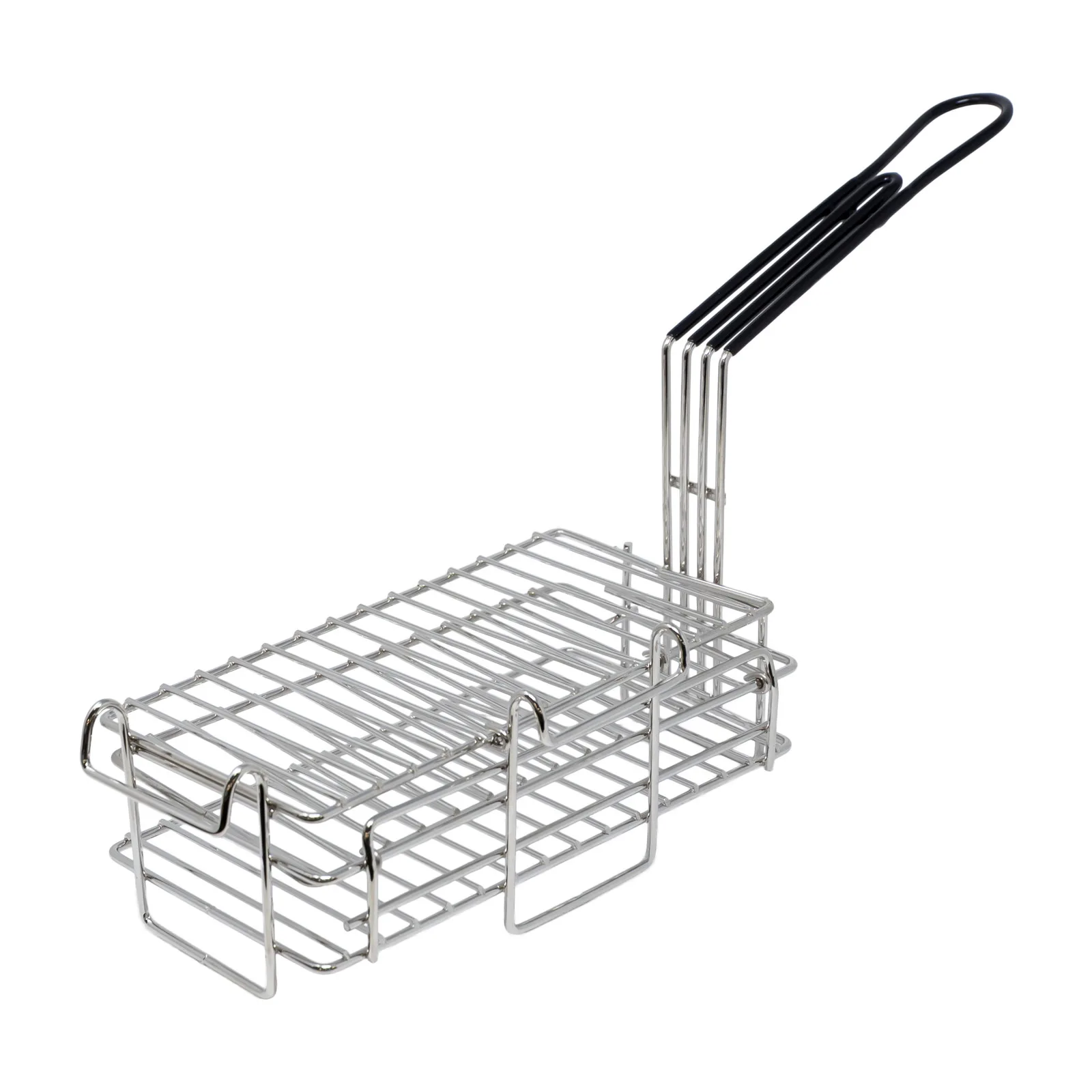 Nickel-Plated Steel Burrito Fryer Basket