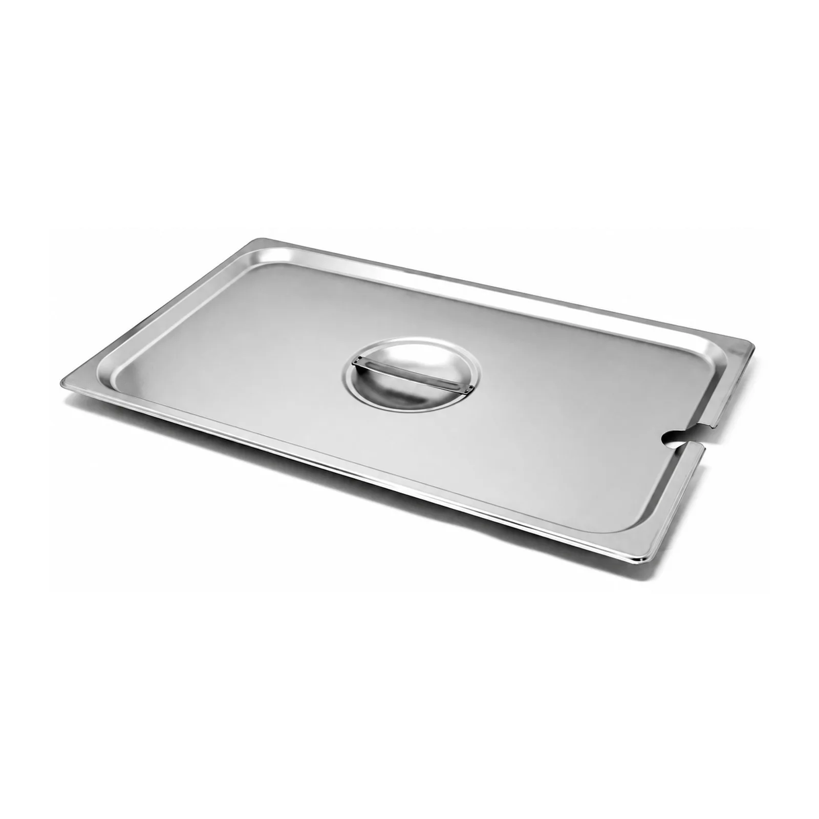 Full-Size Slotted Stainless Steel Steam Table Pan Cover