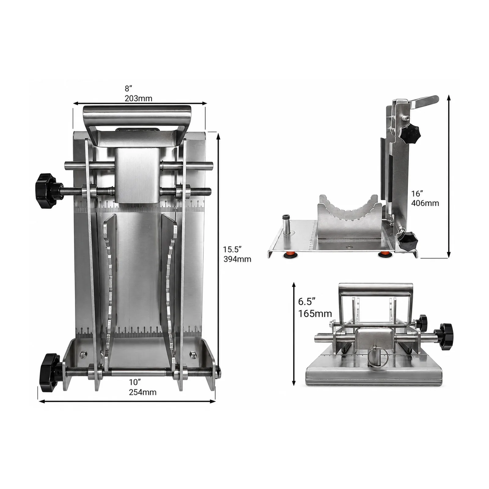 Tabletop Stainless Steel Pineapple Guillotine Manual Cutting Machine