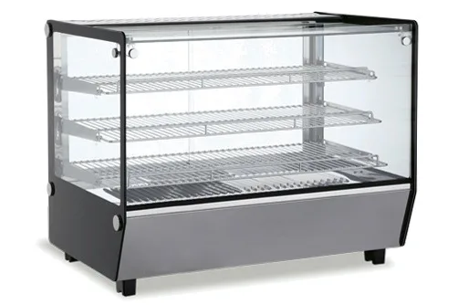 34″ Countertop Display Warmer, 3 Shelves, Square-Glass, Full-service, 5.6 cu. ft. (160 L) Capacity – 110 V, 1650 W