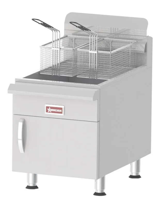 30 lb Commercial Countertop Liquid Propane Gas Fryer – 53,000 BTU