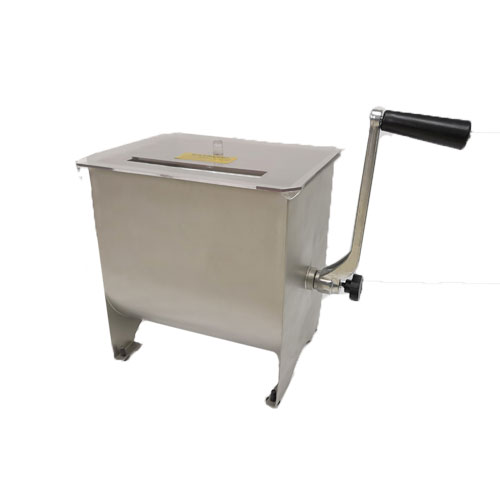 Stainless Steel Manual Non-Tilting Meat Mixer 17 lbs