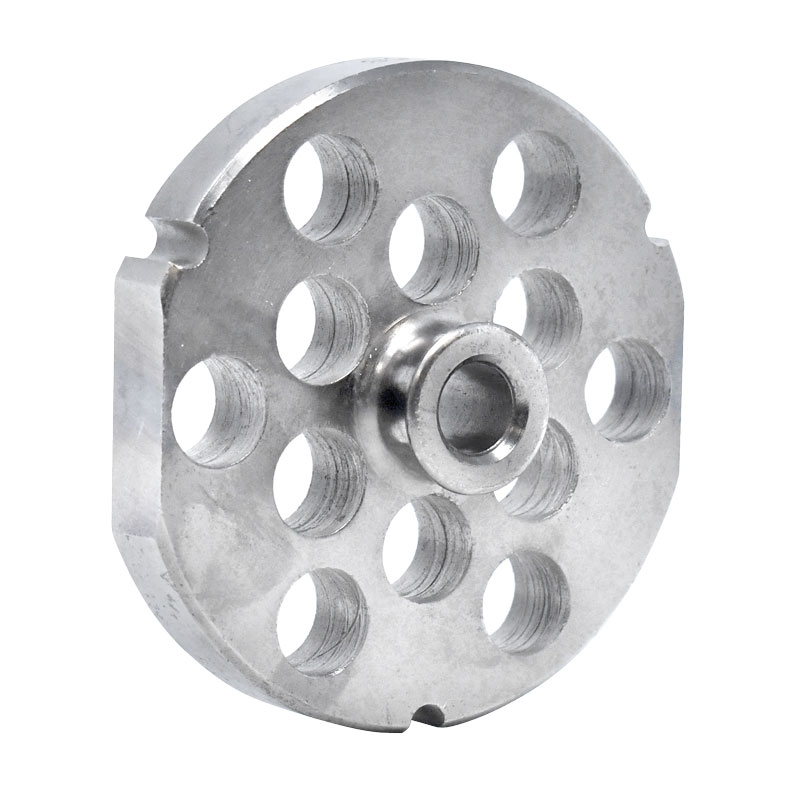 Stainless Steel #32 machine plate with hub 3mm (3/32″) -three notches/ round