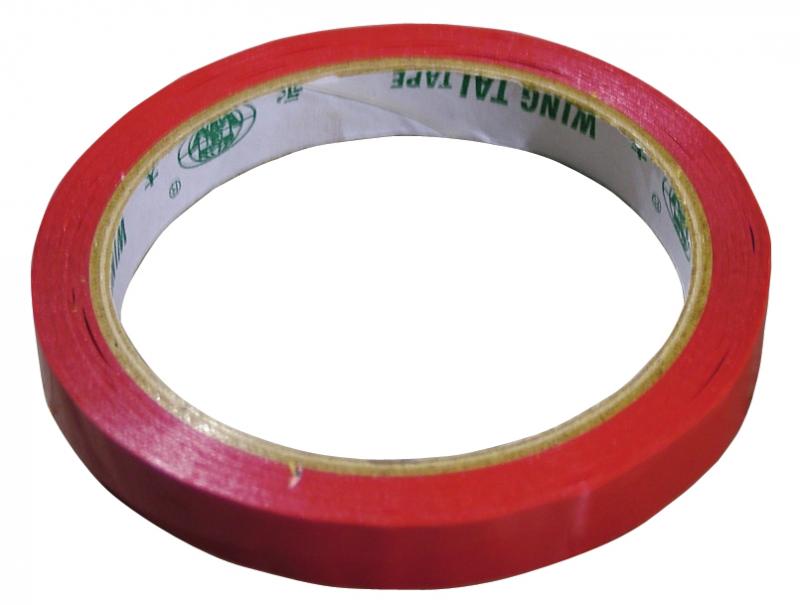 3/8″ x 216′ (9 mm x 66m) Red Poly Bag Sealing Tape – Pack of 16 Rolls