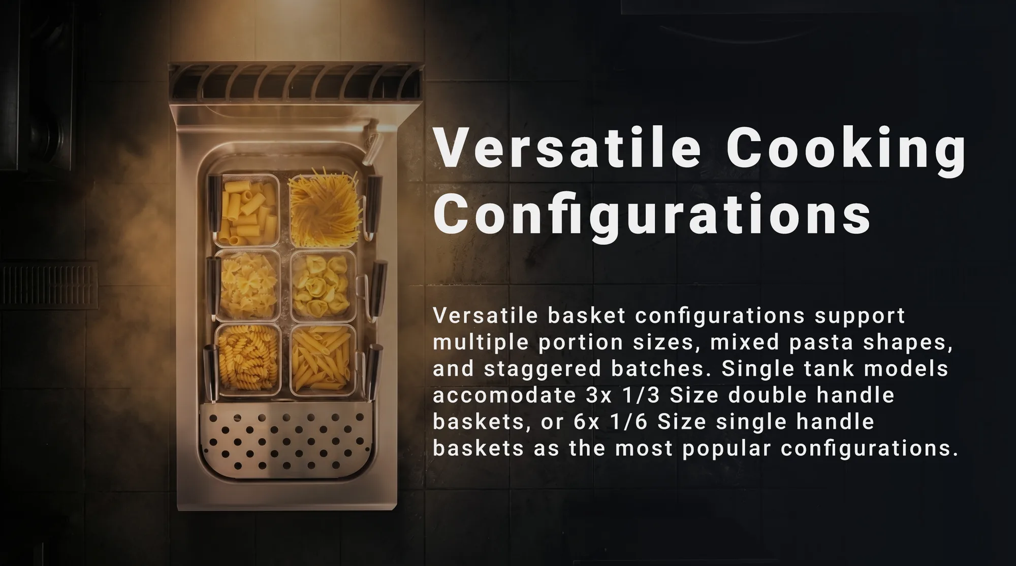 Trento 12 Gallon (45 L) Natural Gas Pasta Cooker, Double Burner – 78,000 BTU