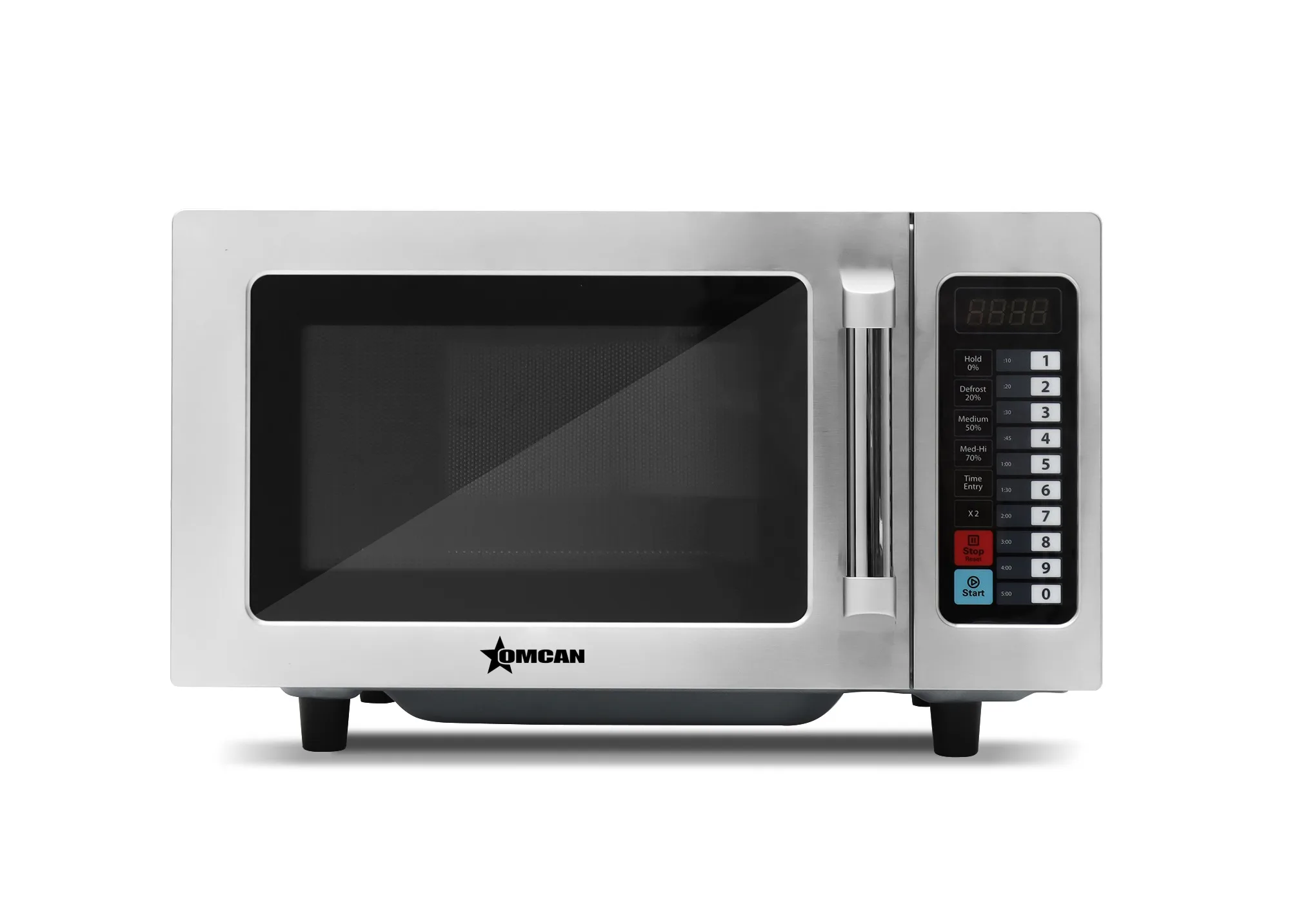 Commercial Microwave with 0.9 cu. ft. Interior and Push Button Controls – 1,000 W, 120 V, 1 Phase